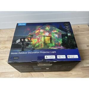 Govee Outdoor Projector Light H7071 RGBW IP67 Waterproof Matter Alexa 20 DISCS